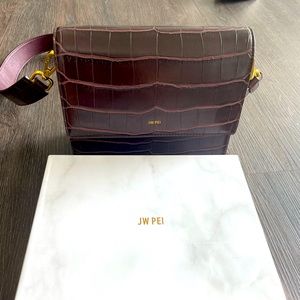 JW PEI Mini Flap Crossbody Brown